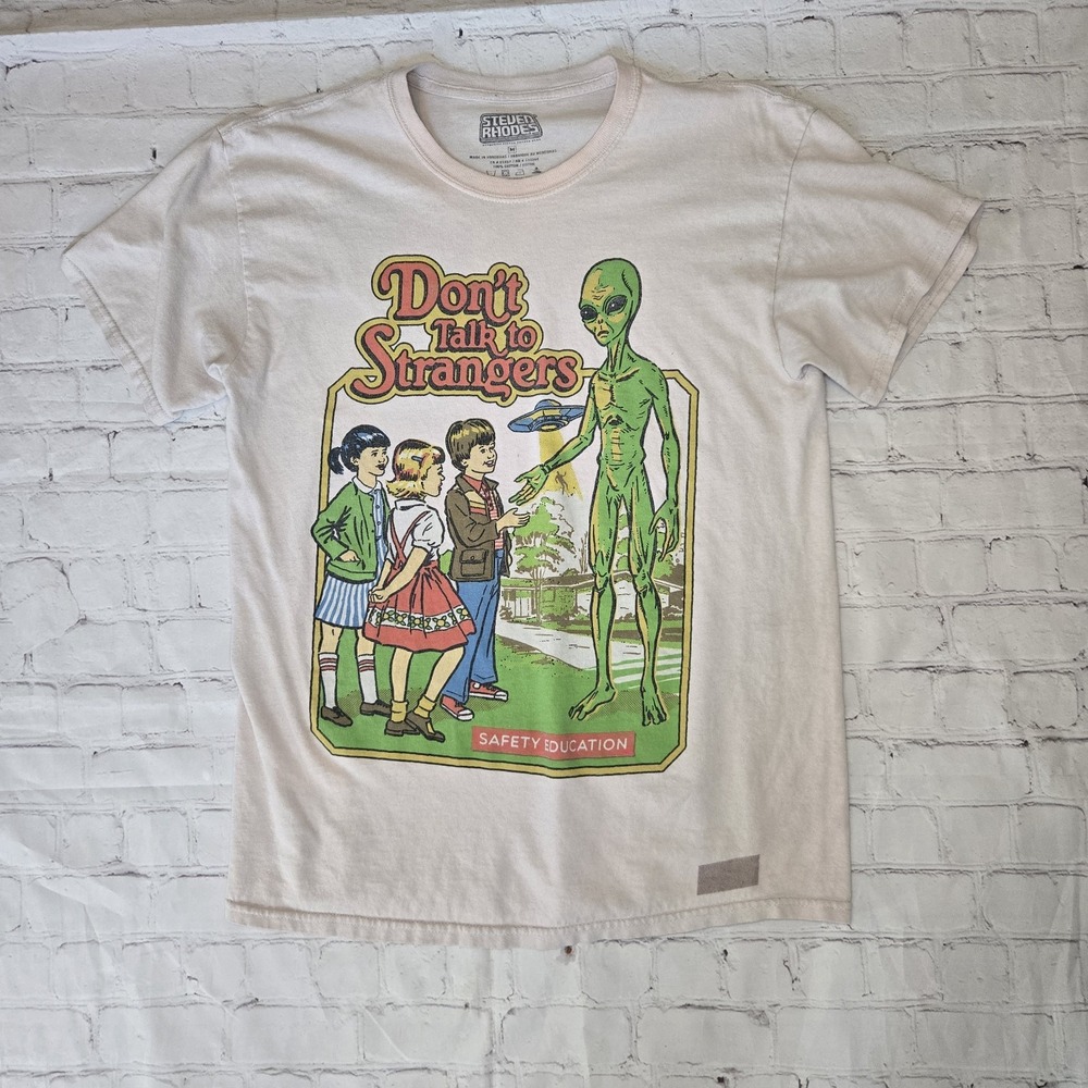 Don't Talk to Strangers Steven Rhodes M Alien Safety Education Grunge Skater